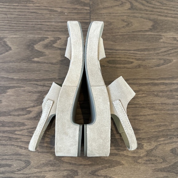 Pedro Garcia Lory Slingback Platform Sandal Seasalt Castoro Tan 8.5 US / 38.5 EU - Picture 4 of 6